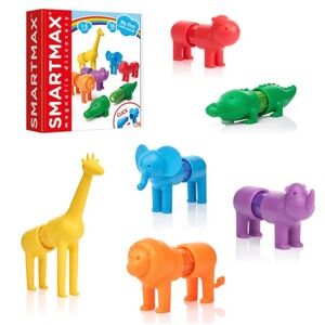 SmartMax My First Safari Animals Magnetic Discovery Set 18pc STEM Toddler Toy